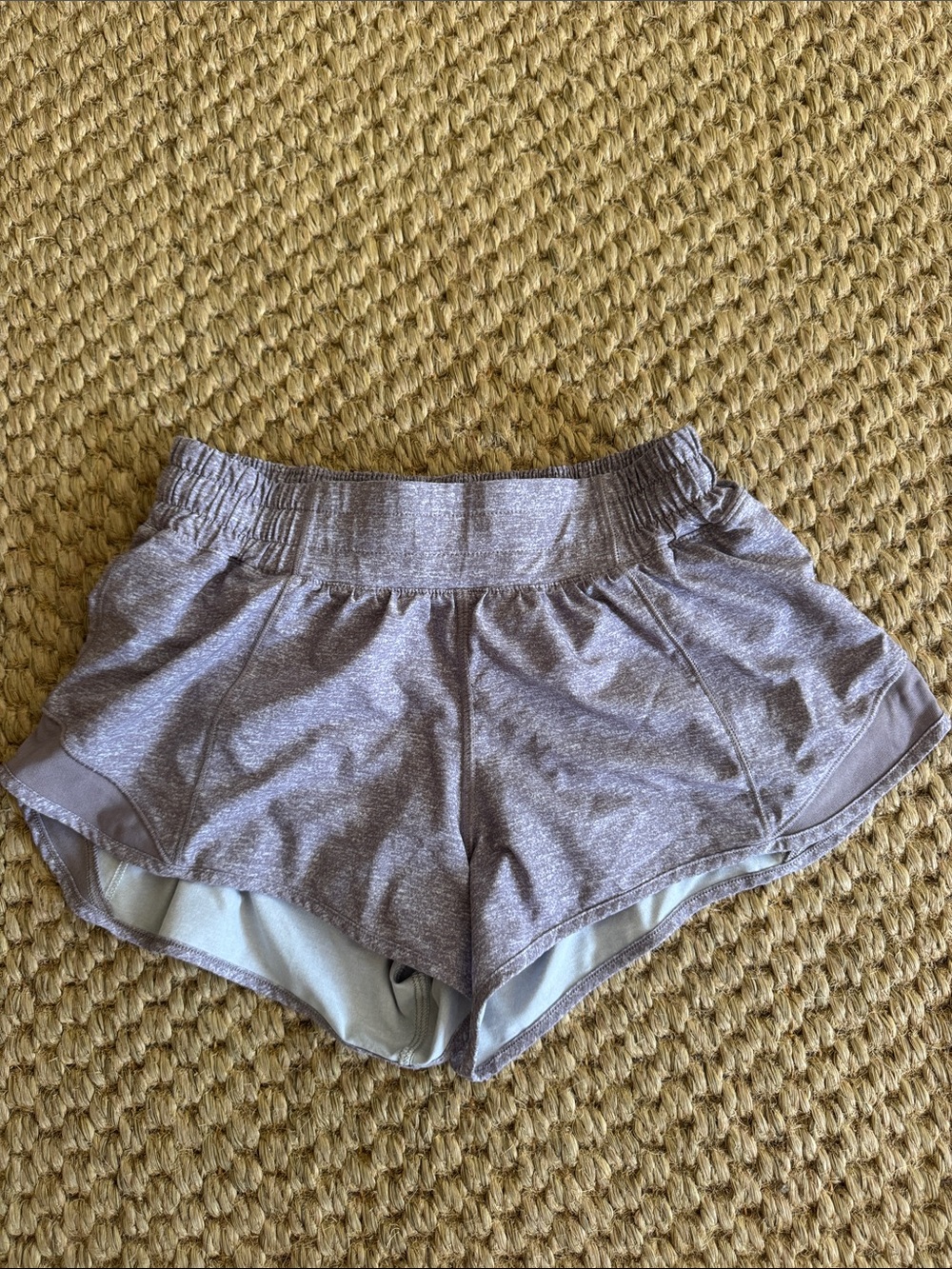 lululemon athletica Women's Heather Lavender Athletic Shorts